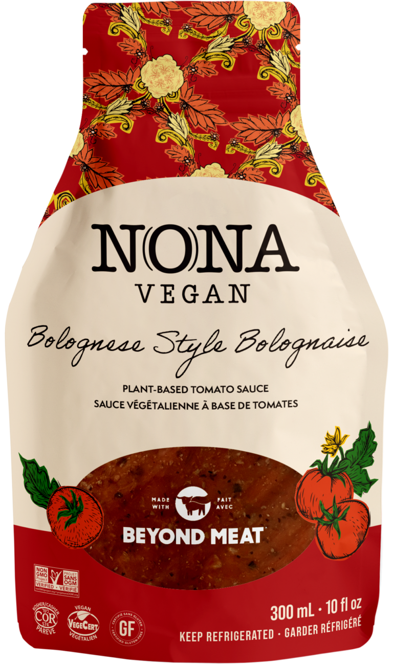 NONA Vegan Bolognese-Style Sauce red pouch